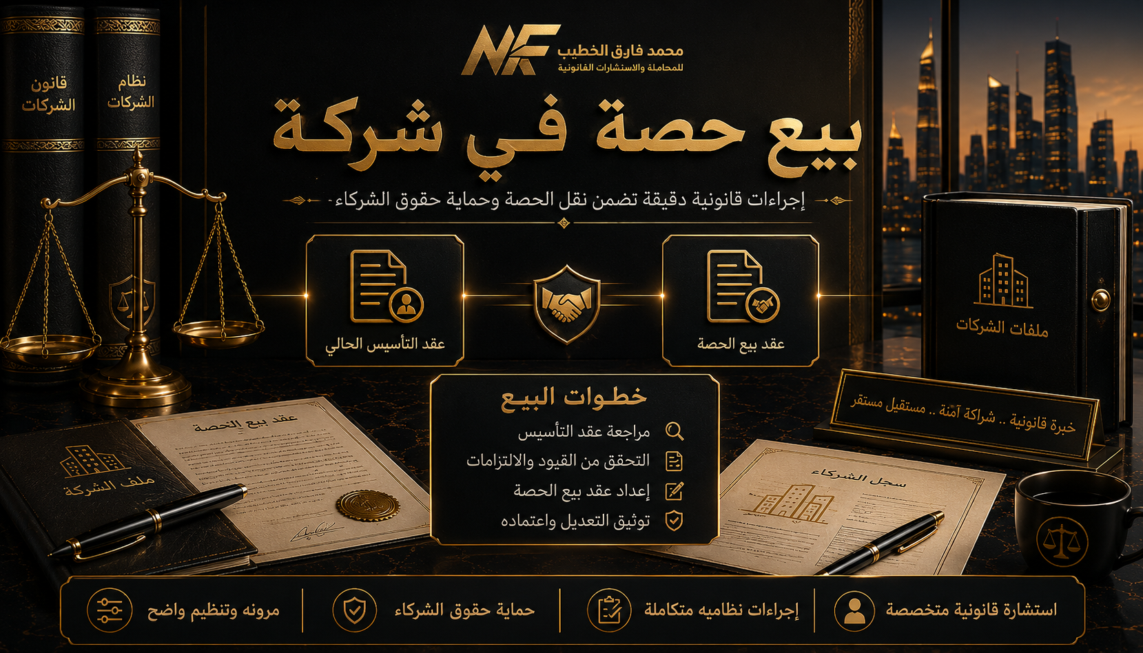 بيع حصة في شركة
