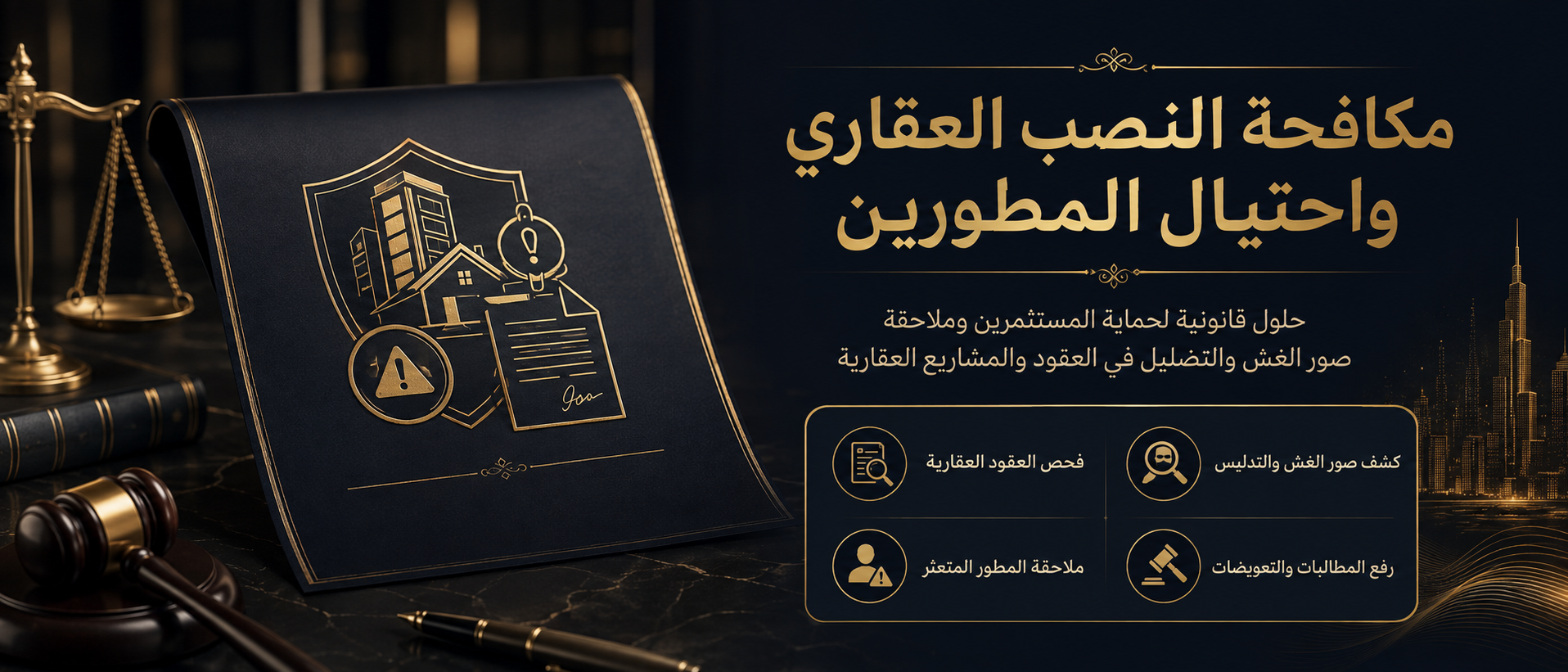 مكافحة النصب العقاري واحتيال المطورين