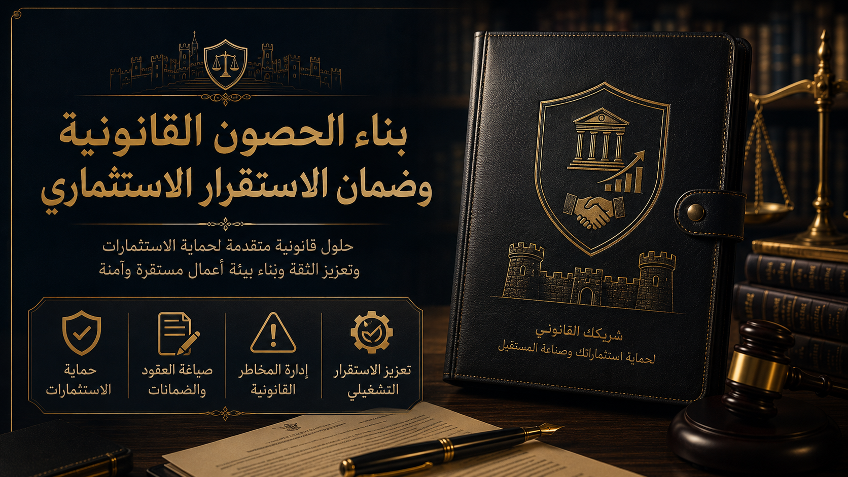 بناء الحصون القانونية وضمان الاستقرار الاستثماري