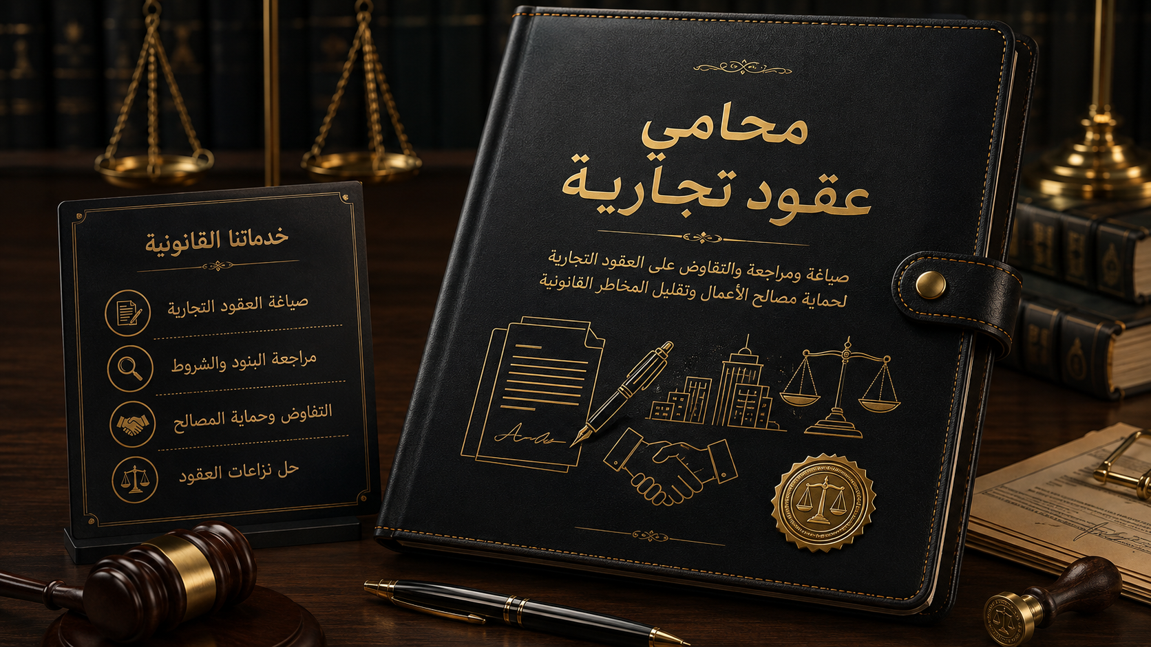 محامي عقود تجارية