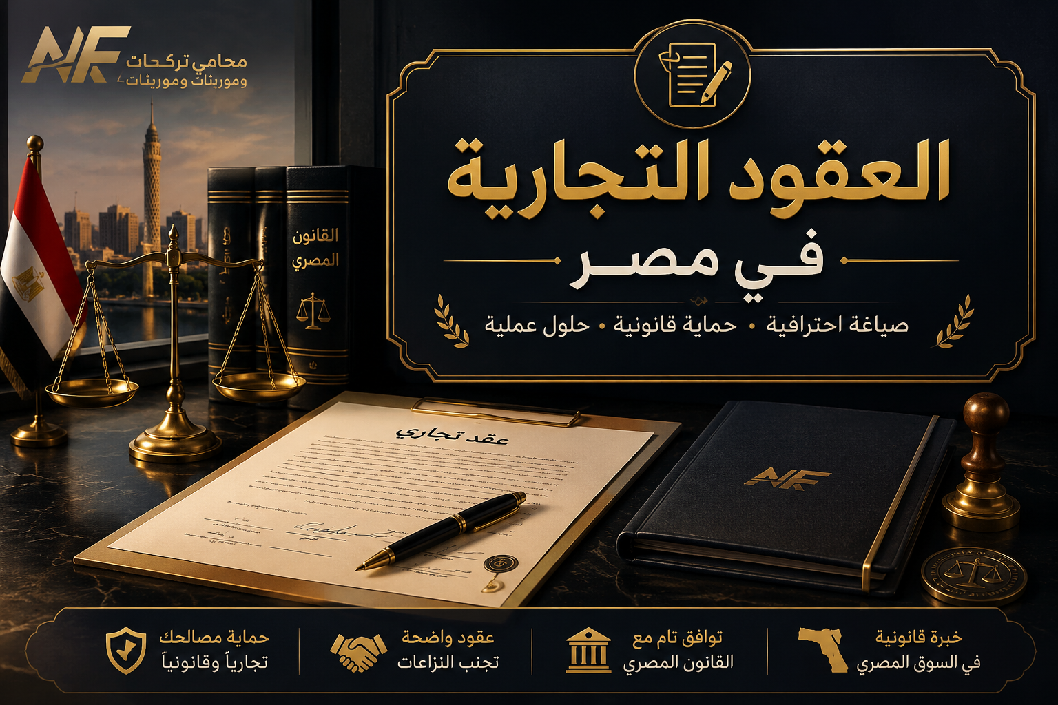 العقود التجارية في مصر: الأنواع والشروط القانونية 