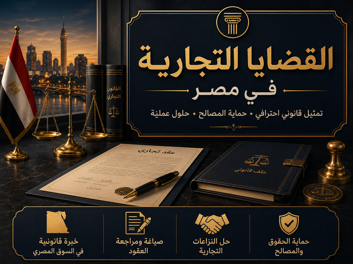 القضايا التجارية في مصر: الدليل الشامل لحماية حقوق الشركات والمستثمرين