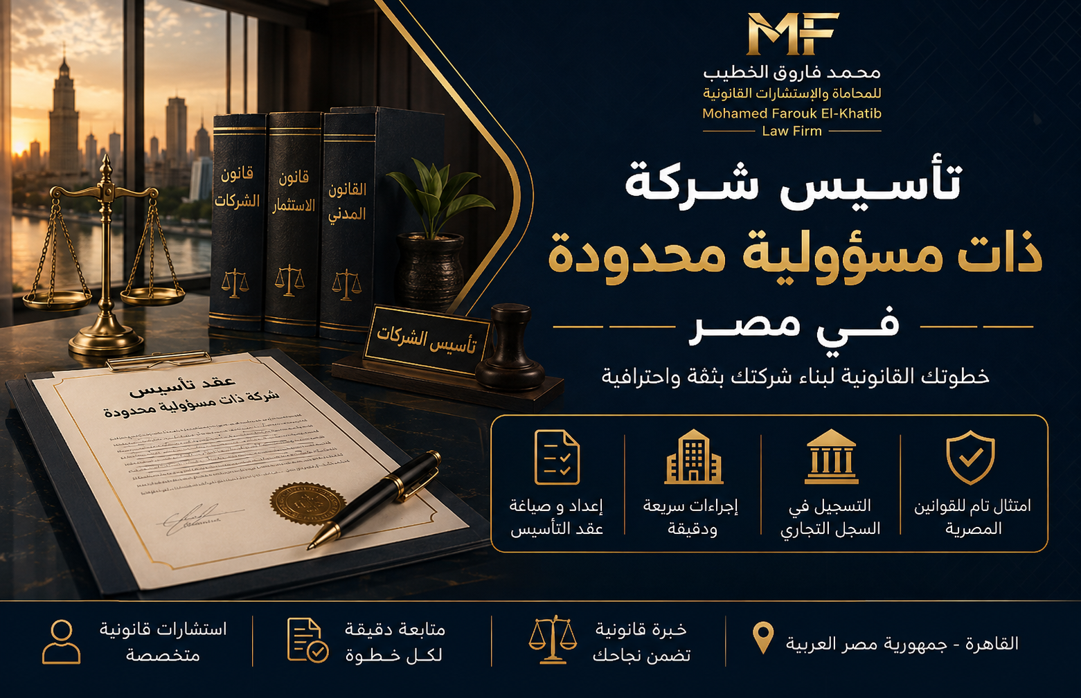 تأسيس شركة ذات مسؤولية محدودة في مصر