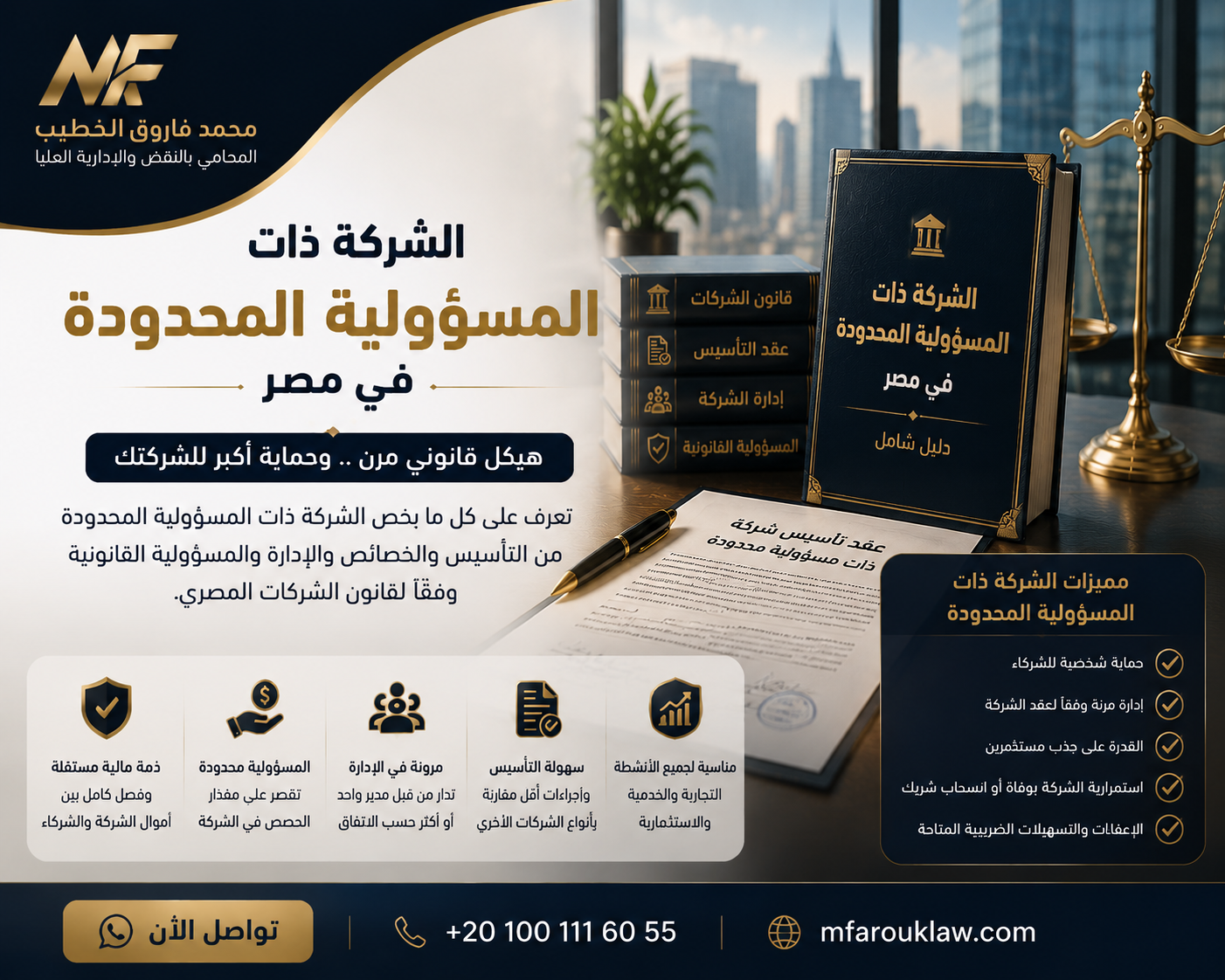 الشركة ذات المسؤولية المحدودة في مصر | دليل شامل