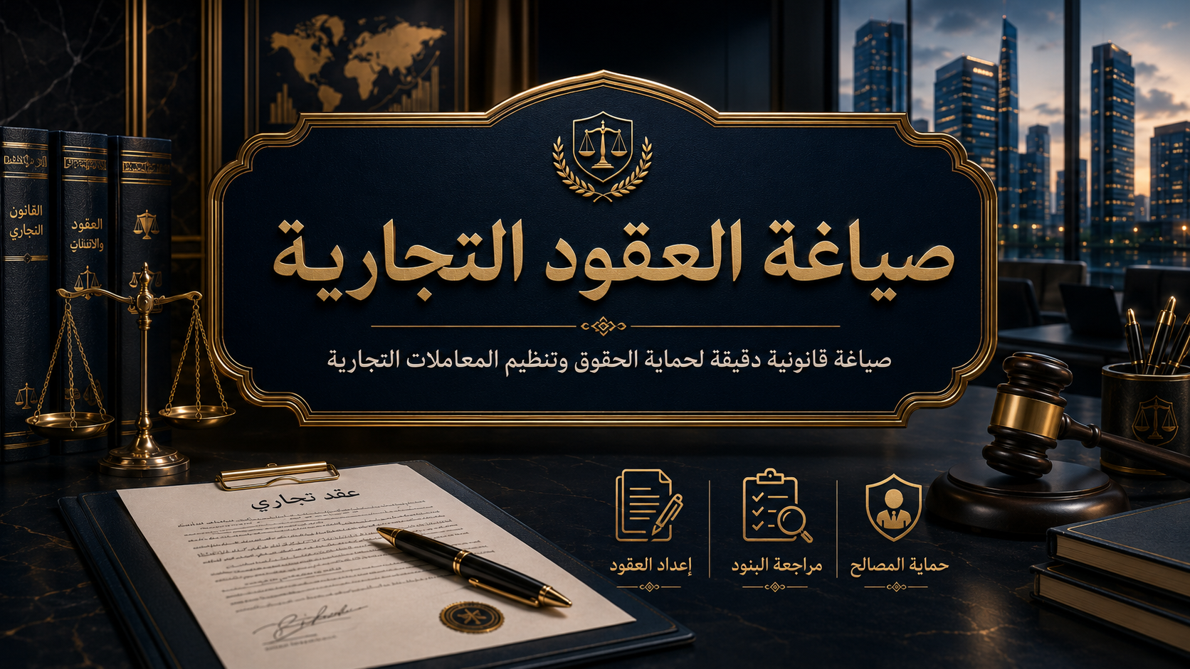 صياغة العقود التجارية