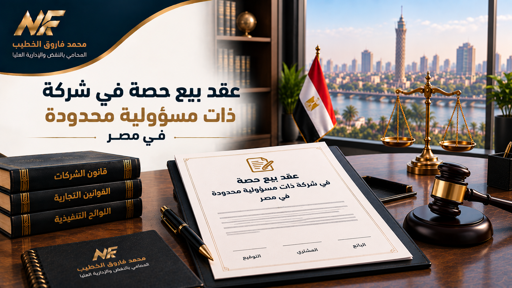 عقد بيع حصة في شركة ذات مسؤولية محدودة في مصر